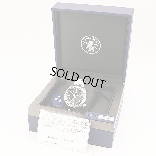 グランドセイコー　ＳＢＧＮ０２７ＧＭＴ　９Ｆ８６－０ＡＫ０　黒文字盤　箱