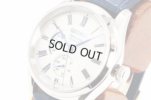 セイコー　プレサージュ　ＳＡＲＷ０５３　有田焼白文字盤　６Ｒ２７－００Ｓ０　サイド拡大