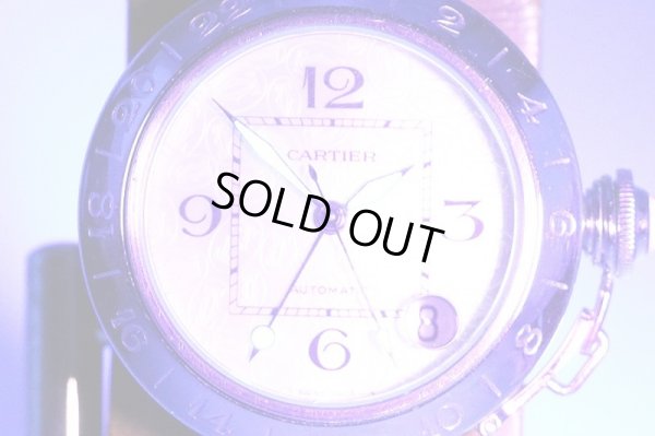 カルティエ　パシャＣ　メリディアン　２６９８　白シェル文字盤　ライト