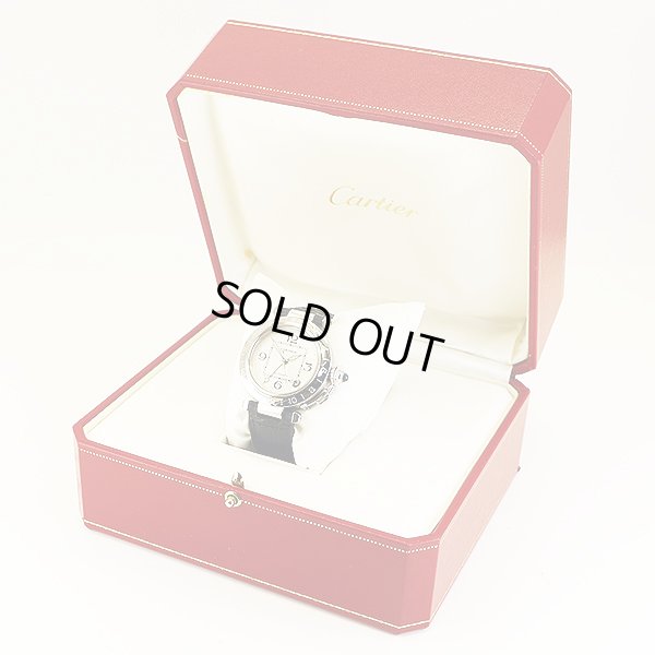 カルティエ　パシャＣ　メリディアン　２６９８　白シェル文字盤　箱