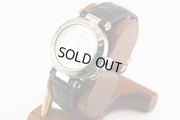 カルティエ　パシャＣ　メリディアン　２６９８　白シェル文字盤　サイド