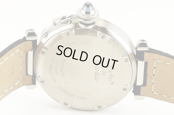 カルティエ　パシャＣ　メリディアン　２６９８　白シェル文字盤　裏面拡大