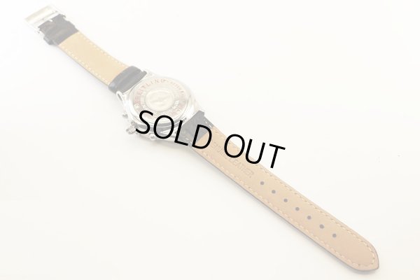 ブライトリング　クロノコクピット　Ａ３００１２　黒文字盤　革ベルト状態　裏面