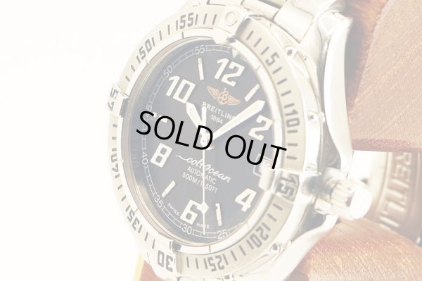 ブライトリング　コルトオーシャン　Ａ１７３５０　黒文字盤　サイド拡大