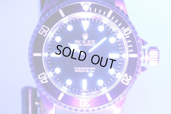 ロレックス　サブマリーナノンデイト　１４０６０　Ａ番（９９年）　黒文字盤　ライト