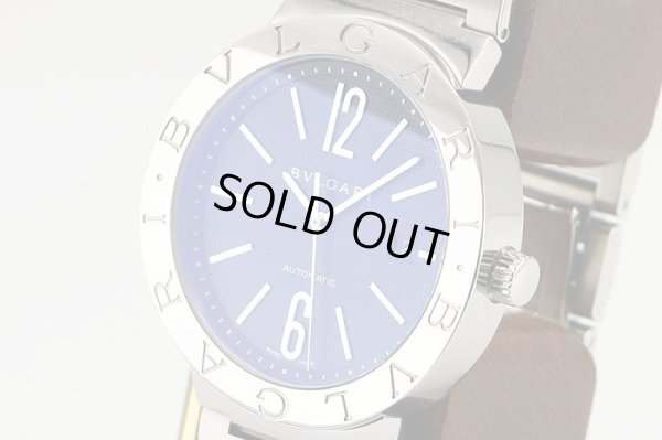 ブルガリ　ブルガリブルガリＢＢ４２ＳＳ　黒文字盤　サイド拡大