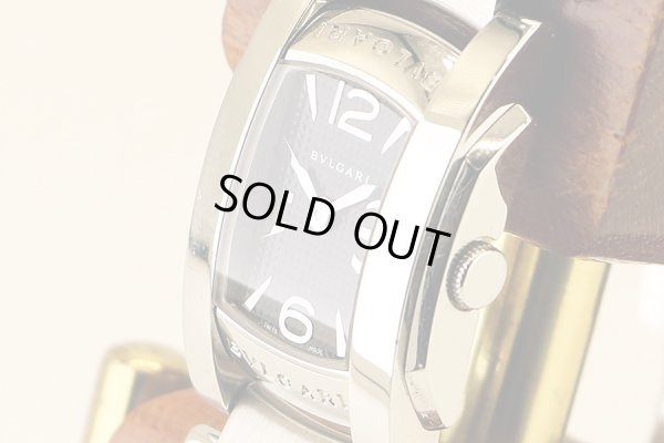 ブルガリ　アショーマ　ＡＡ２６ＳＳ　黒文字盤　サイド拡大