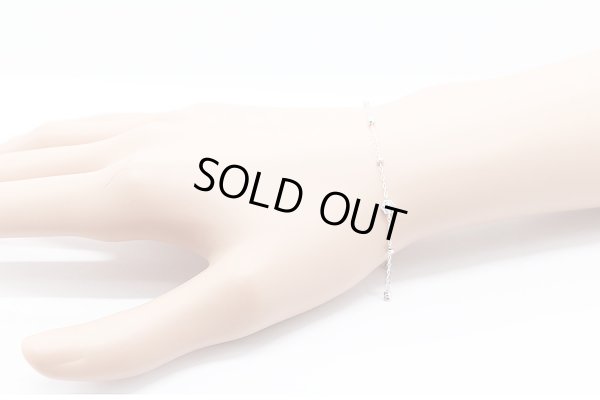 ４℃ 　K18WG ダイアイリブレスレット 0.90g　装着イメージ