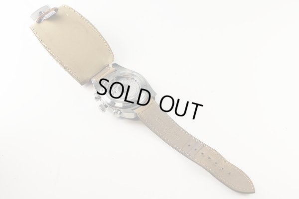 ベル＆ロス　ビンテージクロノグラフ１２６　デザートタイプ　サンド文字盤　革ベルト状態　裏面