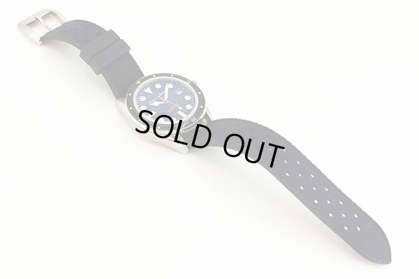 スピニカ　ケーヒル　ＳＰ５０７５－２２　紺文字盤　ラバーベルト状態　表面