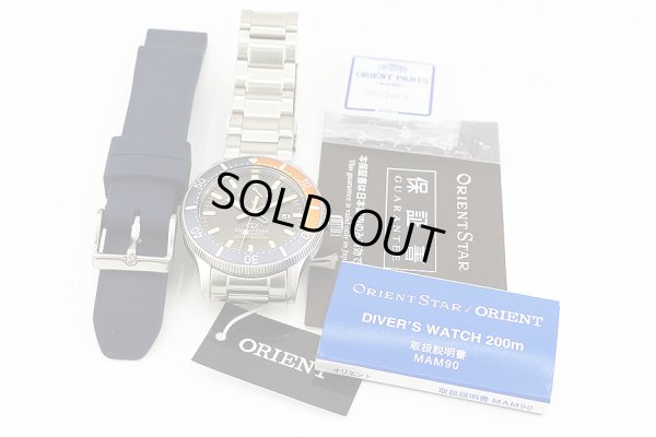 オリエントスター　ダイバー２００ｍ　ＲＫ－ＡＵ０３０８　ガンメタル文字盤　保証書・替えベルト