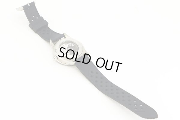 スピニカ　ケーヒル　ＳＰ５０７５－２２　紺文字盤　ラバーベルト状態　裏面