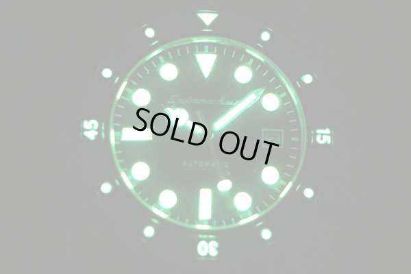 スピニカ　ケーヒル　ＳＰ５０７５－２２　紺文字盤　ライト暗闇