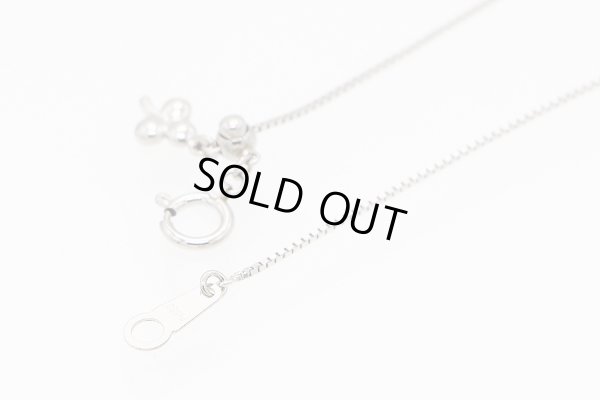 PT850/900 ダイアイリペンダントネックレス 0.60ct 4.90g　留め具外したイメージ