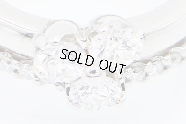 PT900 ダイアイリリング 0.63ct 7.60g　拡大