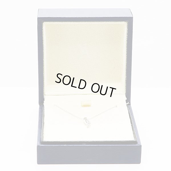 ヴァンドーム　K18WG ダイアイリペンダントネックレス 2.20g　箱