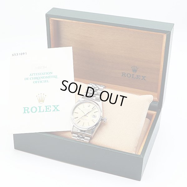 ロレックス　１６２３４　銀文字盤　Ｓ番　箱・保証書