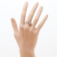 PT950 ダイアイリリング 0.30ct 4.00g　装着イメージ