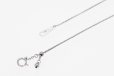 PT850/900 ダイアイリペンダントネックレス 0.330ct 0.30ct 0.35ct 8.60g　留め具外したイメージ