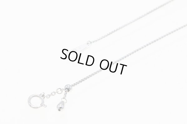 PT850/900 ダイアイリペンダントネックレス 0.330ct 0.30ct 0.35ct 8.60g　留め具外したイメージ