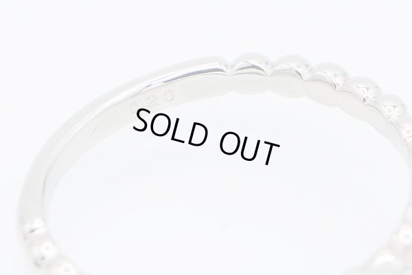 PT900 ダイアイリリング 0.20ct 4.70g　刻印(2)