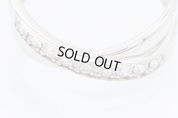 PT950 ダイアイリリング 0.30ct 4.00g　拡大