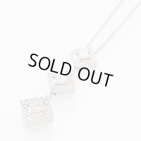 PT850/900 ダイアイリペンダントネックレス 0.330ct 0.30ct 0.35ct 8.60g