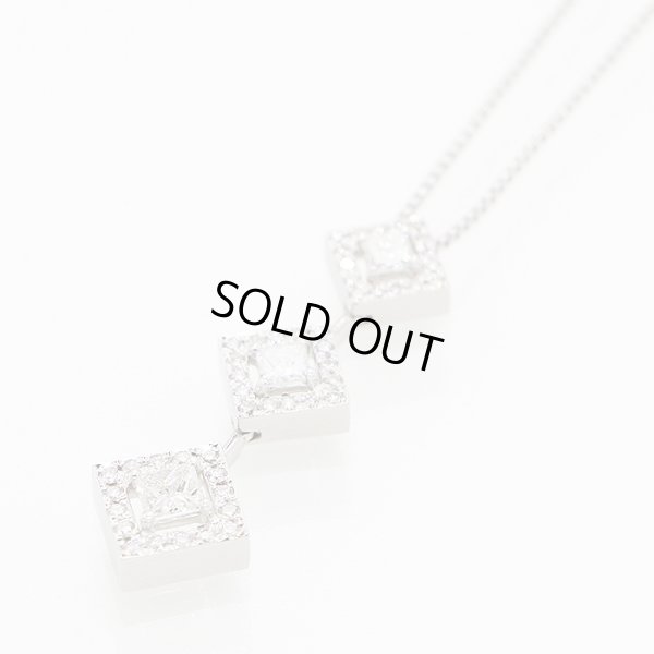 PT850/900 ダイアイリペンダントネックレス 0.330ct 0.30ct 0.35ct 8.60g