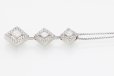 PT850/900 ダイアイリペンダントネックレス 0.330ct 0.30ct 0.35ct 8.60g　サイド