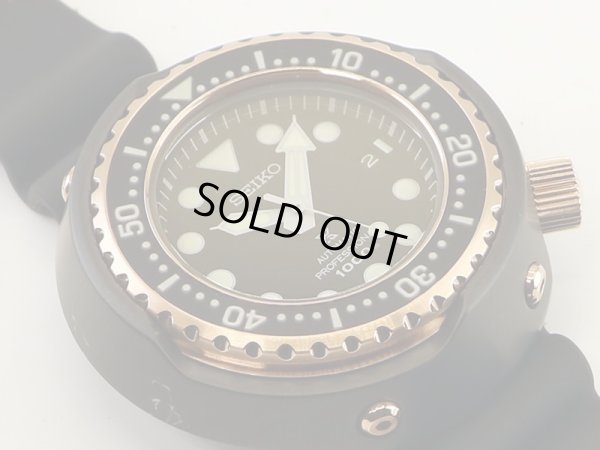 セイコー　プロスペック　マリンマスター　ＳＢＤＸ０３８　黒文字盤　盤面拡大