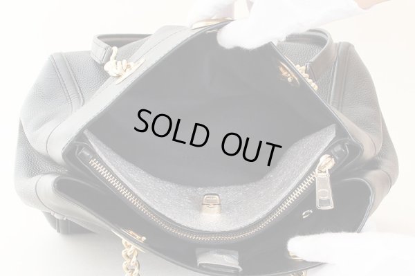 コーチ ターンロック イーディ ハンドバック F1880-F87239 ブラック 中身(2)