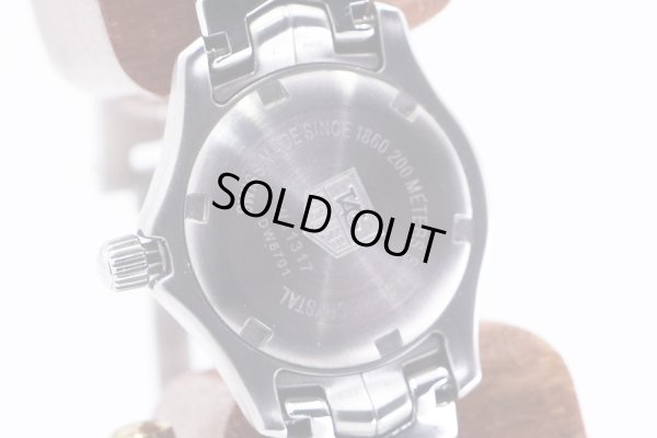 タグホイヤー　リンク　ＷＪ１３１７　青シェル文字盤　１１Ｐ　裏面拡大