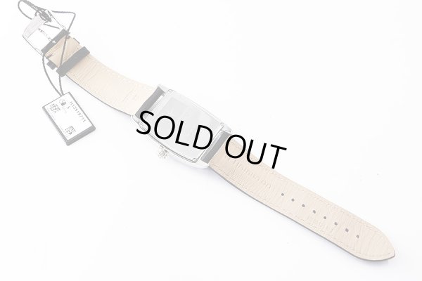 ハミルトン　ボルトンメカニカル　Ｈ１３５１９０　白文字盤　革ベルト状態　裏面