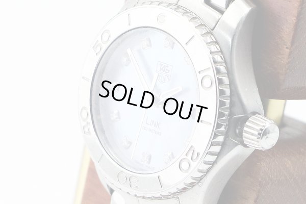 タグホイヤー　リンク　ＷＪ１３１７　青シェル文字盤　１１Ｐ　サイド拡大