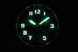 ハミルトン　カーキアクション　クロノグラフ　Ｈ６３４１２１　黒文字盤　ライト暗闇
