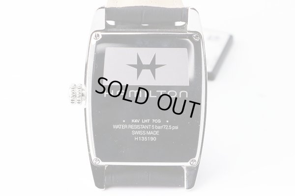 ハミルトン　ボルトンメカニカル　Ｈ１３５１９０　白文字盤　裏面拡大