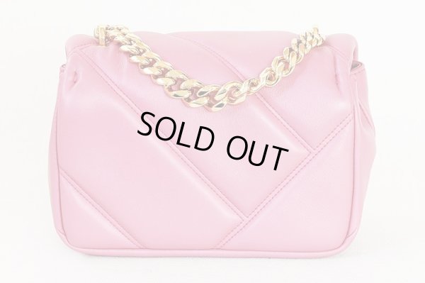 ブルガリ　セルペンティ カボション クロスボディ ミニバッグ ピンク　裏面