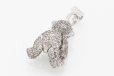 K18WG ダイアイリペンダントトップ 2.30ct 7.10g　裏面
