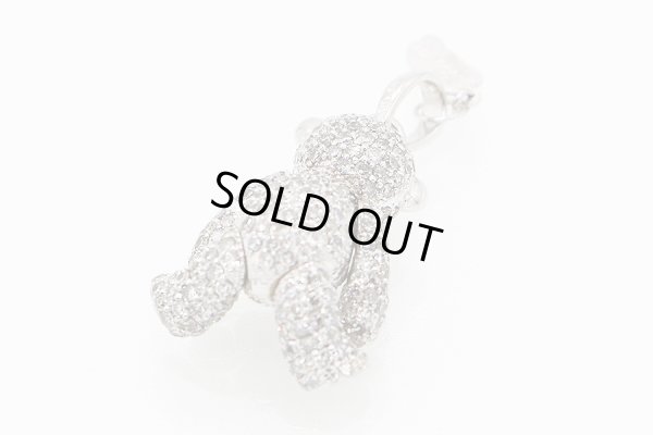 K18WG ダイアイリペンダントトップ 2.30ct 7.10g　裏面