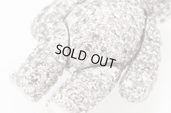 K18WG ダイアイリペンダントトップ 2.30ct 7.10g　拡大(3)