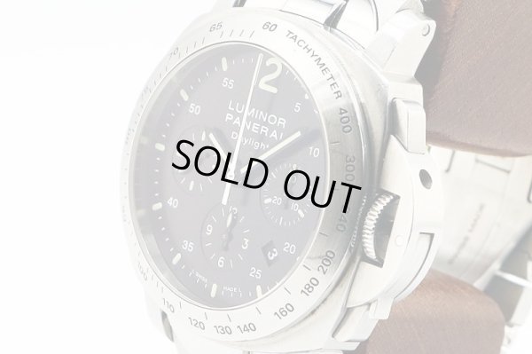 パネライ　デイライト　ＰＡＭ００２５０　クロノグラフ　黒文字盤　サイド拡大