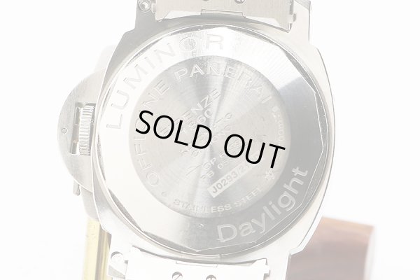 パネライ　デイライト　ＰＡＭ００２５０　クロノグラフ　黒文字盤　裏面拡大