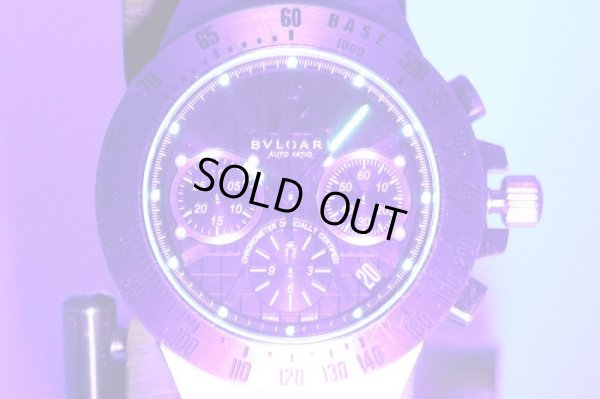 ブルガリ　ディアゴノプロフェッショナル　ＣＨ４０Ｓ　黒文字盤　ライト