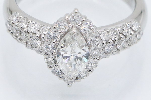 PT900 ダイアイリリング 0.577ct 0.87ct 7.60g　拡大