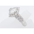 PT900 ダイアイリリング 0.577ct 0.87ct 7.60g　サイド