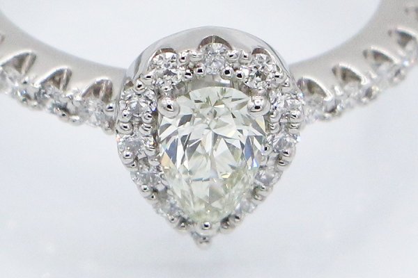 PT900 ダイアイリリング 0.503ct 0.30ct 5.80g　拡大