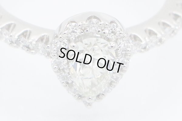 PT900 ダイアイリリング 0.503ct 0.30ct 5.80g　拡大