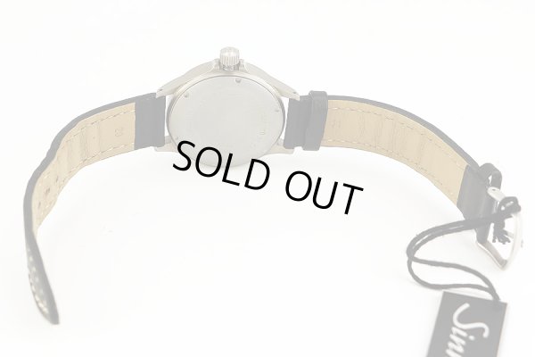 ジン 856 UTC 黒文字盤 革ベルト