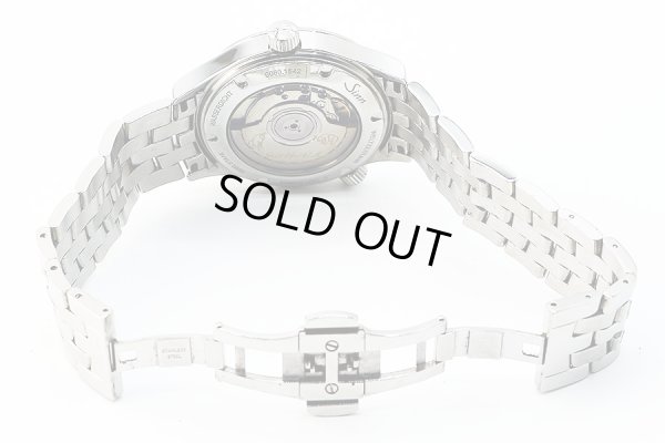 ジン　フランクフルト　ファイナンシャルウォッチ　６０６０ＧＭＴ　黒文字盤　ブレス