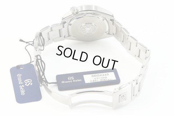 グランドセイコー　ＳＢＧＸ０３４３　９Ｆ６１－０ＡＮ０　黒文字盤　耐磁モデル　ブレス